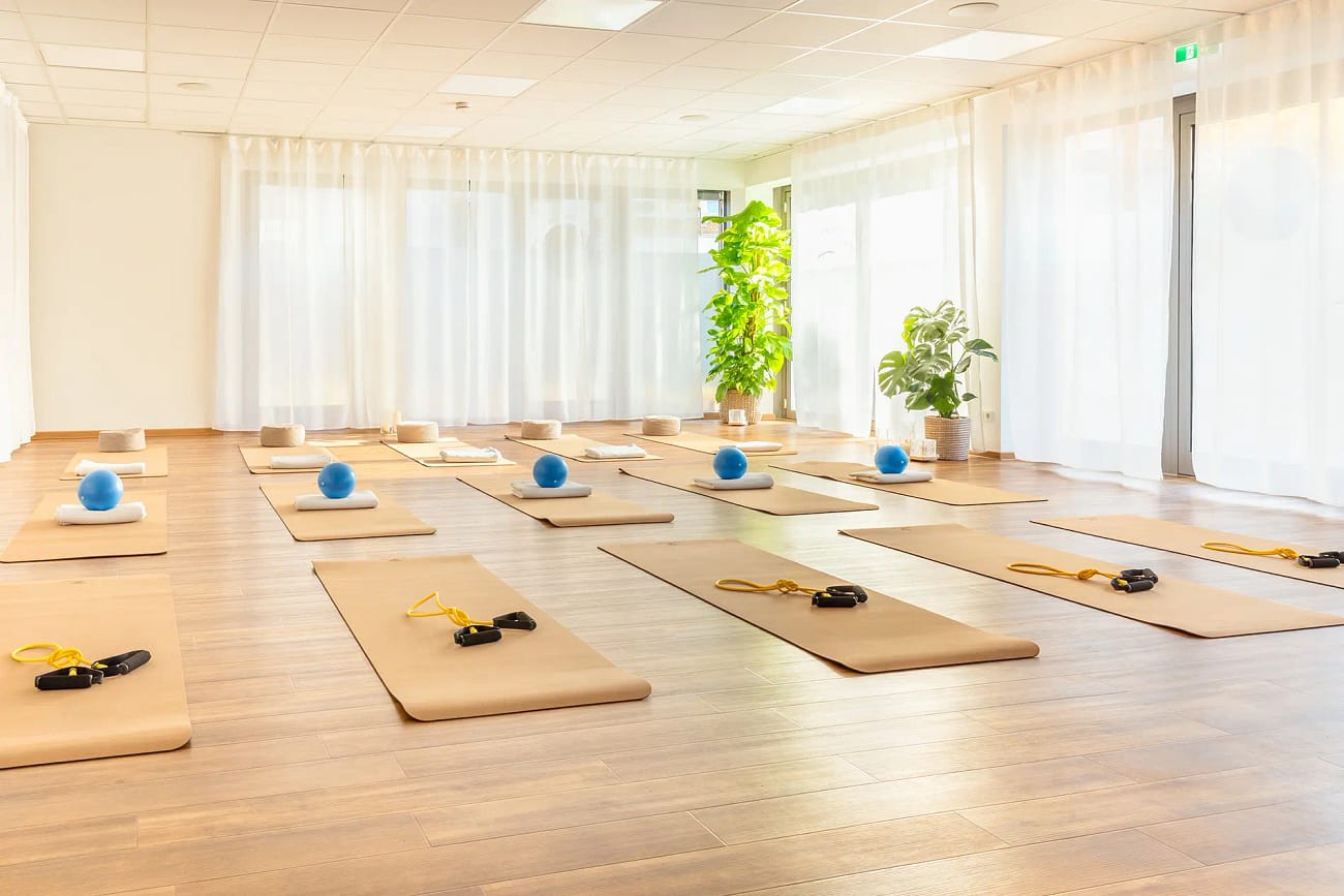 Heller Kursraum mieten in Koblenz für Yoga, Workshops und Seminare